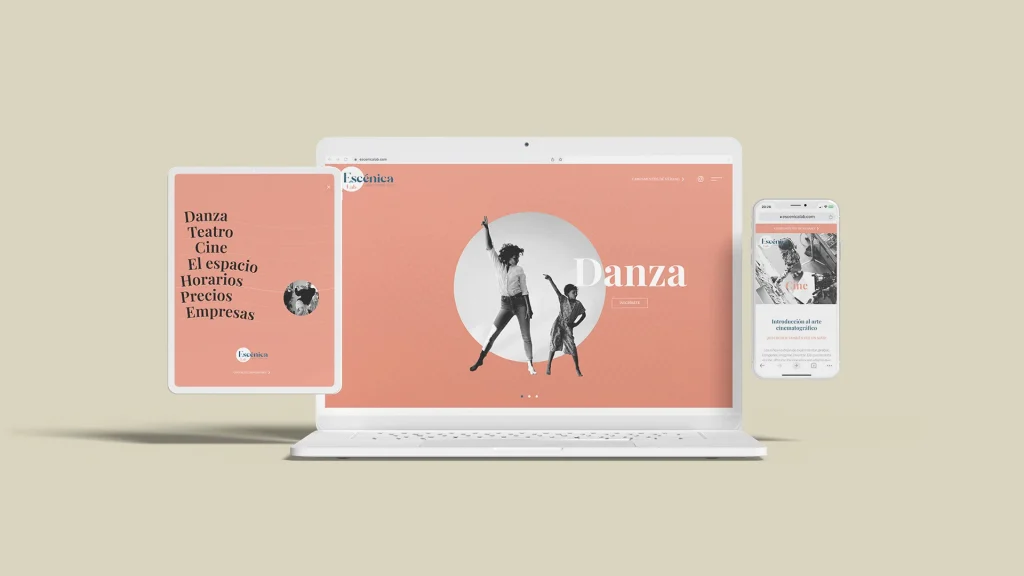 Diseño web responsive con enfoque UX para escuela de danza creativa