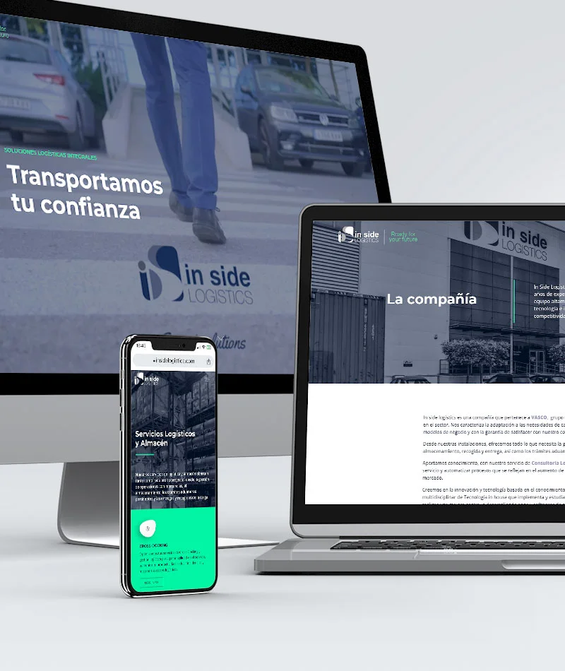Caso de estudio diseño y desarrollo del sitio web para In side Logistics, empresa multinacional de transporte y logística