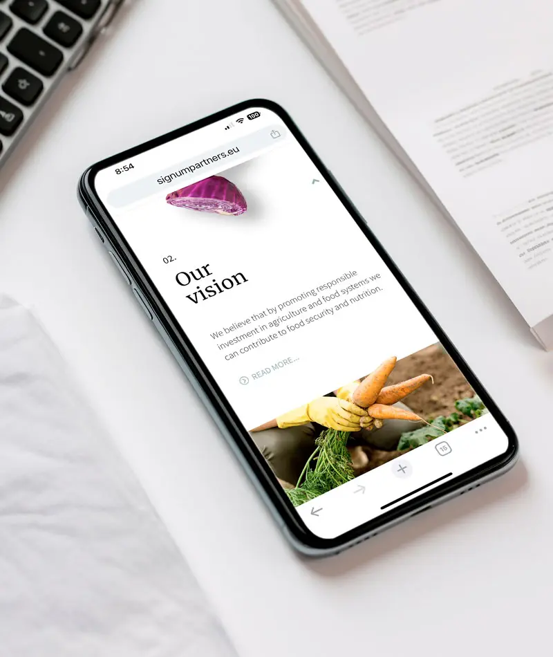 Diseño de interfaces web responsive para proyectos agrícolas en Andalucía